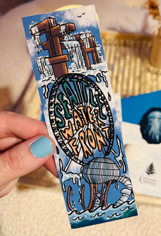 Seattle Waterfront Bookmark