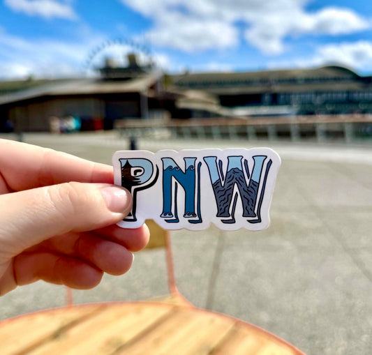 PNW Sticker (3 x 1")