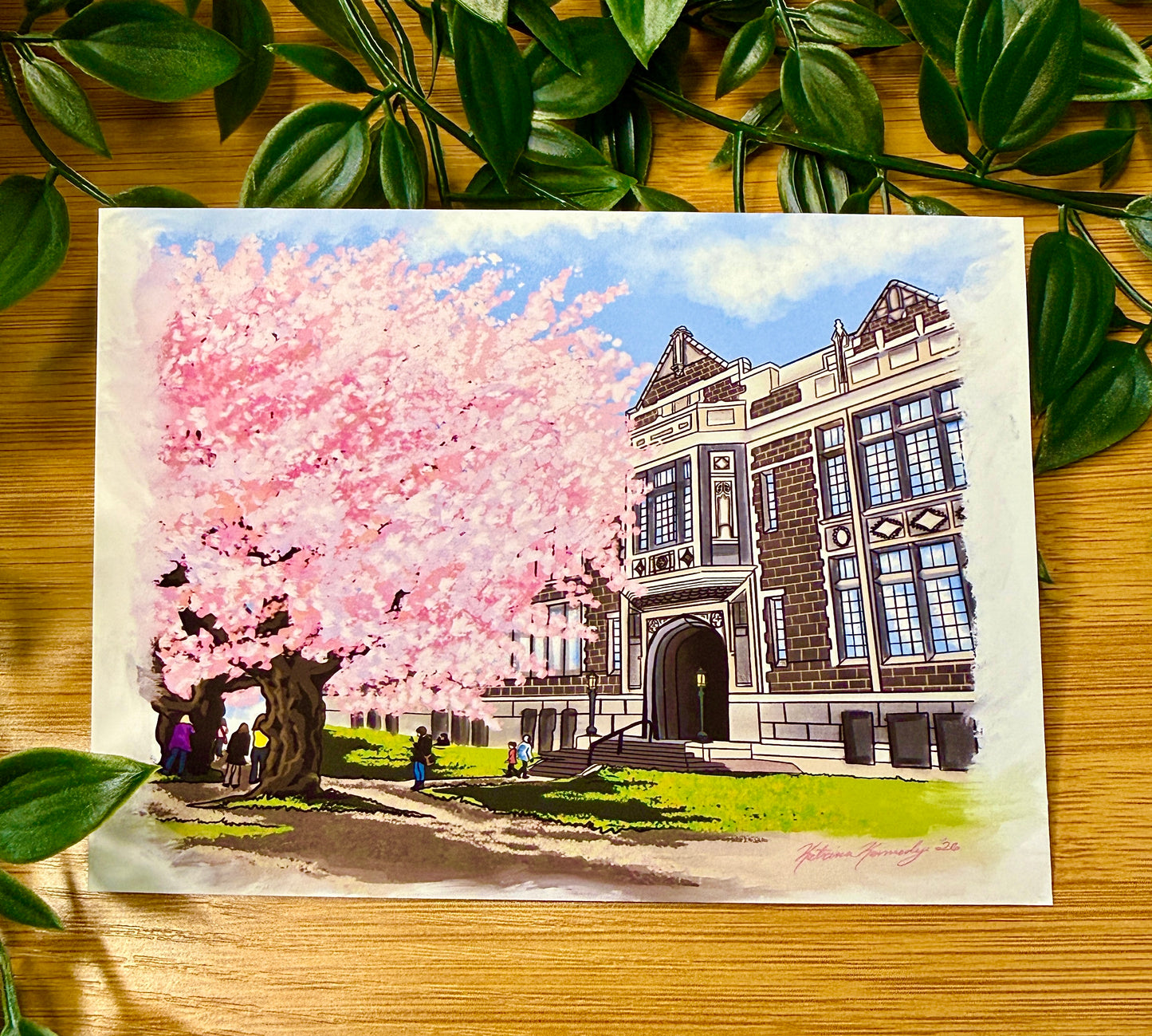 UW Cherry Blossoms Print