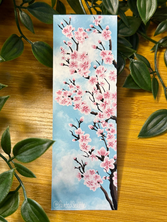 UW Cherry Blossoms Bookmark