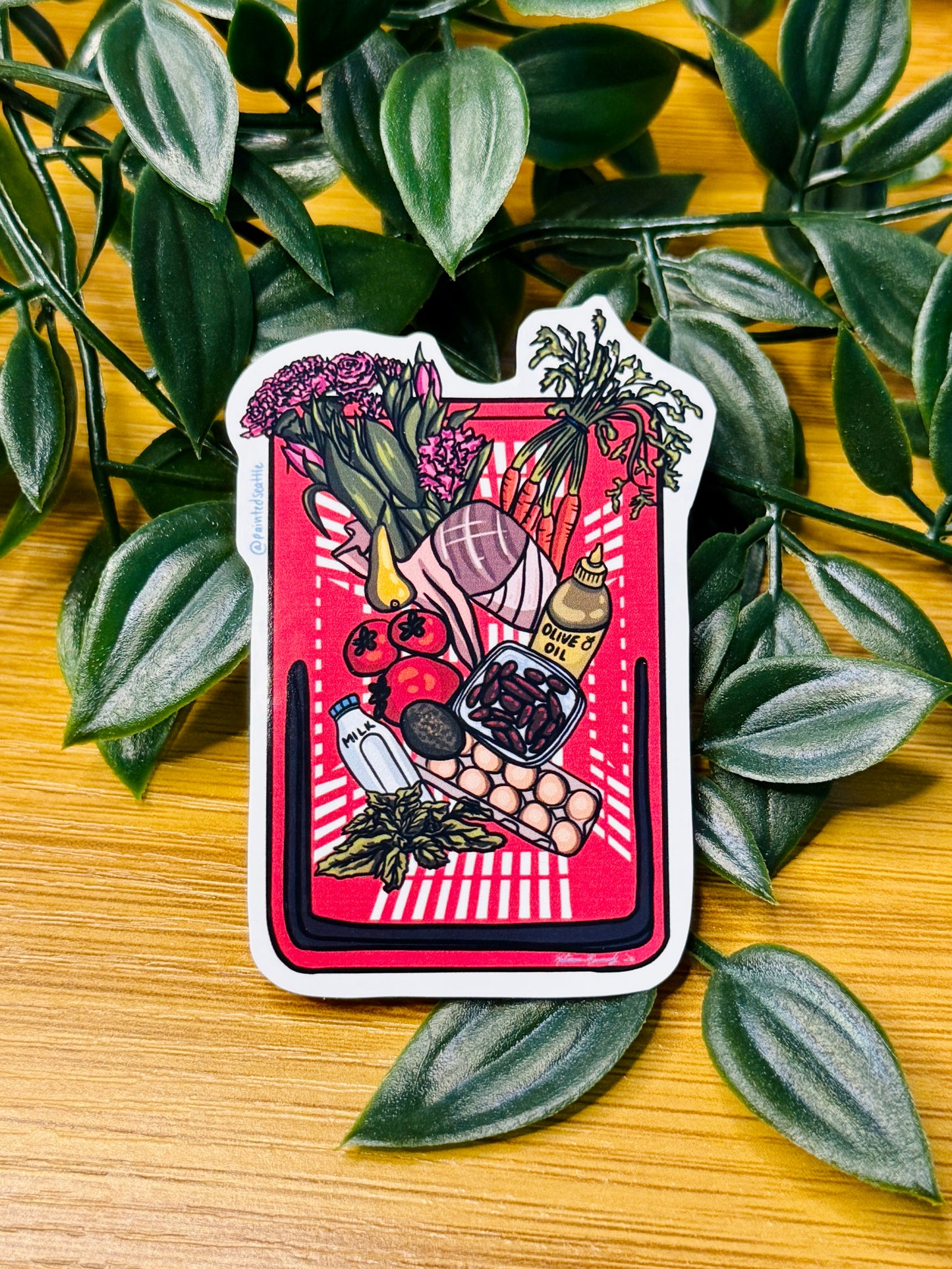 Trip to the Market Sticker
