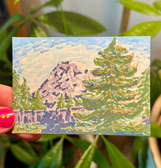 Mini Print - Live Like the Mountain is Out
