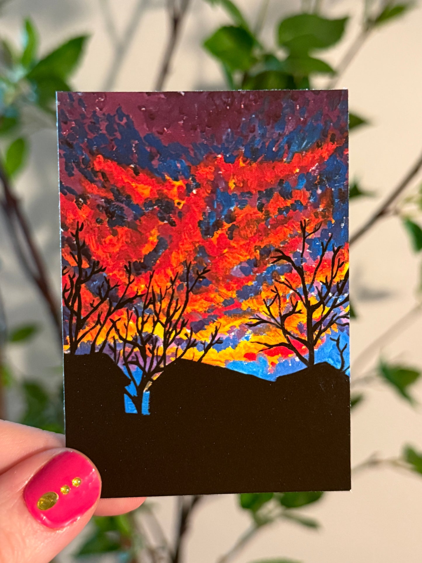 Mini Print - Sunset at Home