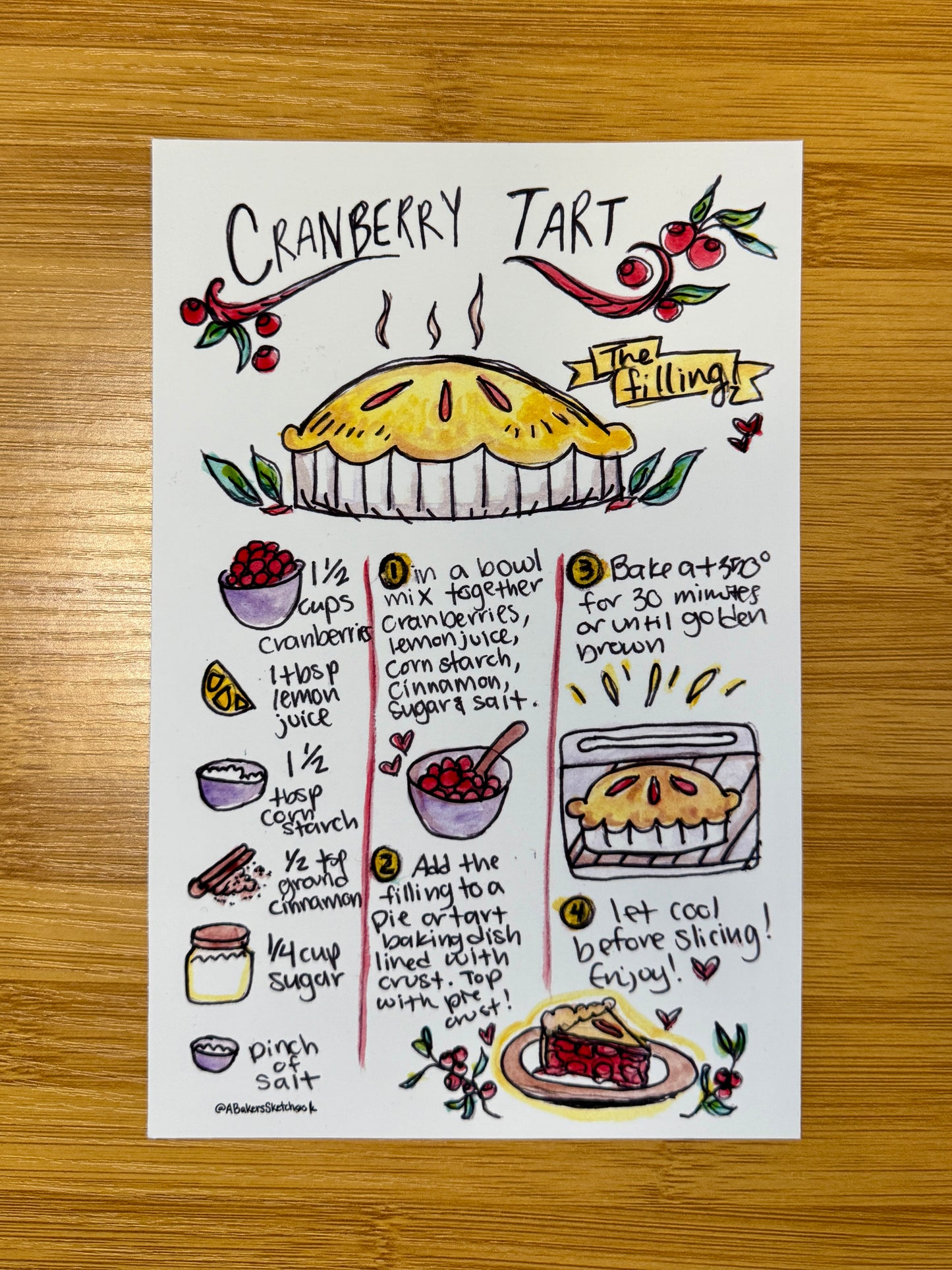 Cranberry Tart